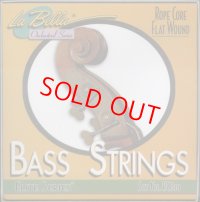 ラ・ベラ RC610 ロープコアバス弦3/4 GDAEセット La Bella SET NO RC610 Ropecore Bass String set 3/4size