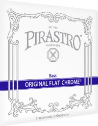 ピラストロ オリジナル・フラットクロム・コントラバス弦 GDAEセット Pirastro Original Flat-Chrome Bass String set