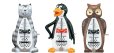 画像1: ウィットナー メトロノーム ペンギン・ネコ・フクロウ キャラクタ SERIES 839 ANIMALS (1)