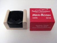 スーパーセンシティブ ミニダーク松脂／バイオリン・ビオラ・チェロ Super Sensitive Mini-Rosin S913D Dark