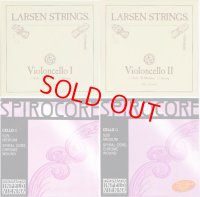 ラーセンAD+スピロコアGC チェロ4弦セット Larsen(AD)+Spirocore(GC) Cello Set