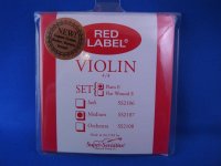 スーパーセンシティブ  レッドラベル・バイオリン弦 EADGセット SS Red Label Violin String Set, 4/4 Size, Medium