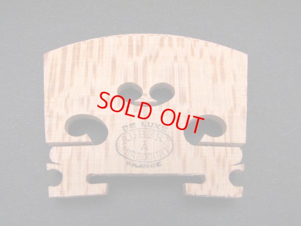 画像1: オーベルトデラックスバイオリン駒４／４ Aubert Violin Bridge, Mirecourt, Deluxe4/4