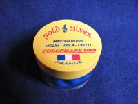 ミラン「ゴールド＆シルバー」松脂／バイオリン・ビオラ・チェロ Millant Gold and Silver 2000 Rosin
