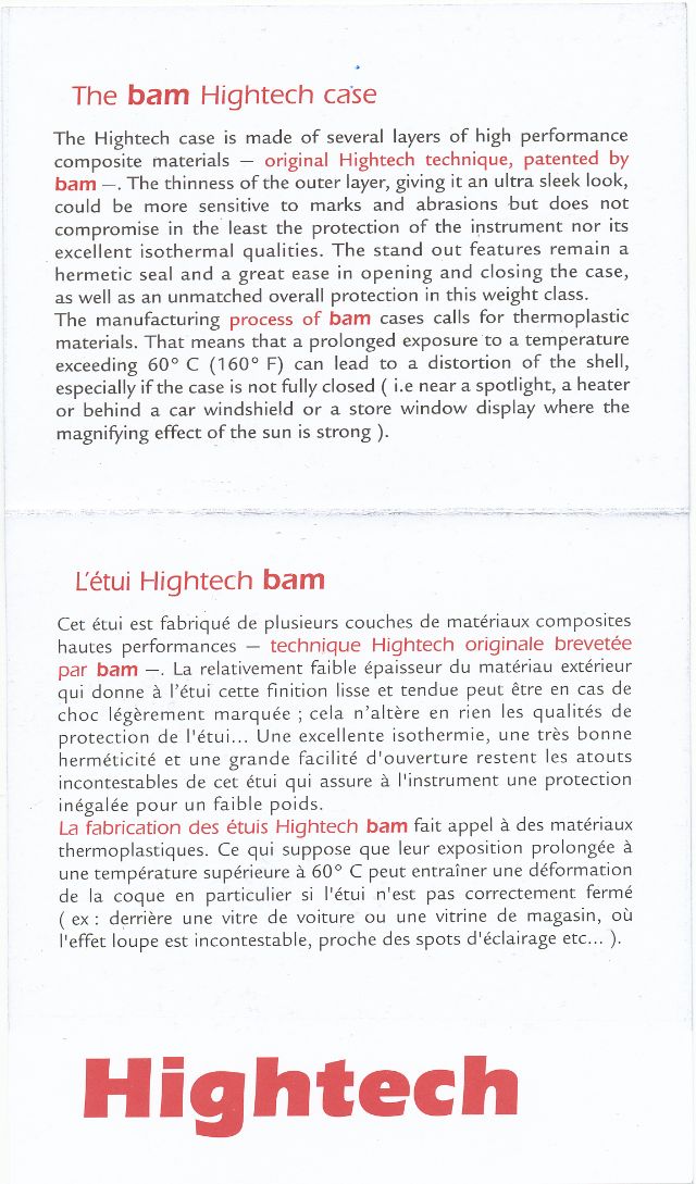 BAM Hightech Explanation