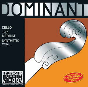 画像1: トマスティック ドミナント・分数チェロ弦 ADGC弦セット Thomastik DOMINANT Cello String