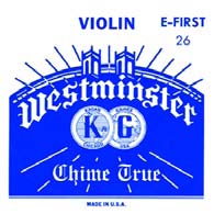 画像1: ウェストミンスター・スチールE線・バイオリン弦 0.26-0.75 Westminster E-string 0.26&0.275