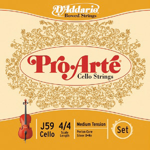 ダダリオ プロ・アルテ・チェロ弦 ADGC弦セット D'Addario Pro Arte Cello String