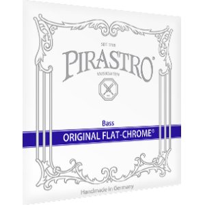 画像: ピラストロ オリジナル・フラットクロム・コントラバス弦 GDAEセット Pirastro Original Flat-Chrome Bass String set