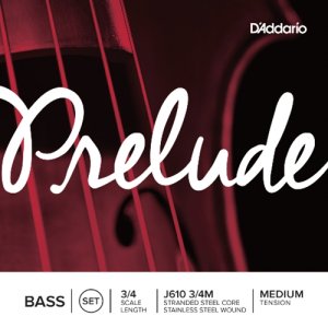 画像: ダダリオ プレリュード・コントラバス弦 GDAEセット D'Addario Prelude Bass String 3/4set