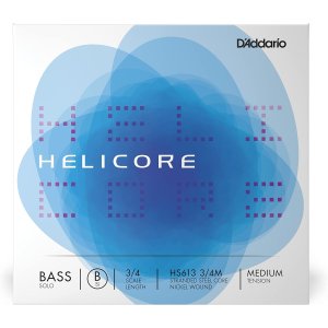 画像: ダダリオ ヘリコア・ソロ・コントラバス弦3/4AEBF#セット Helicore Solo Bass String set