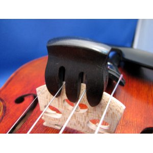 画像: バイオリンミュート黒檀（エボニー）製 Ebony violin mute