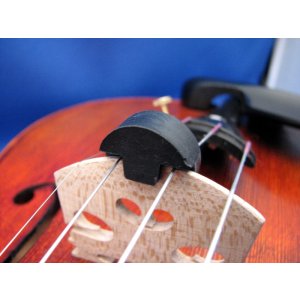 画像: バイオリンミュート・トルテ Violin mute tourte double holes