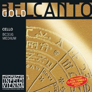 画像: トマスティック ベルカント・ゴールド・チェロ弦 ADGC弦セット Thomastik BELCANTO GOLD Cello String