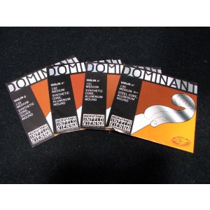 画像: トマスティック ドミナント分数バイオリン弦 EADG弦セット 3/4-1/8 Dominant FVn set