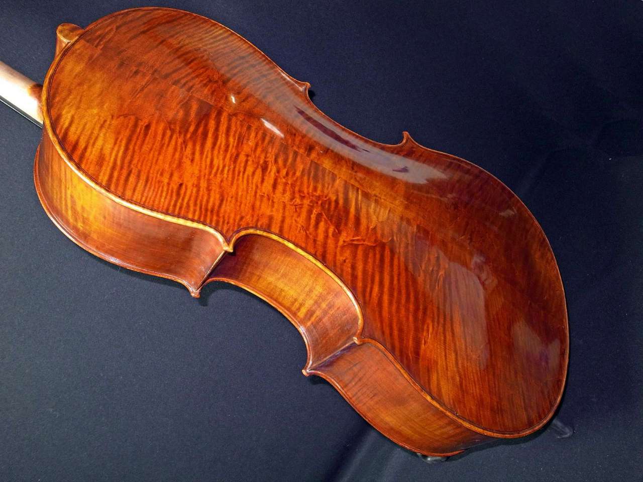 画像: Ｍａ Ｚｈｉｂｉｎ工房 ファインアドバンスレベル４／４サイズ５弦チェロ！！  ゴールデンブラウンオールド仕上げ