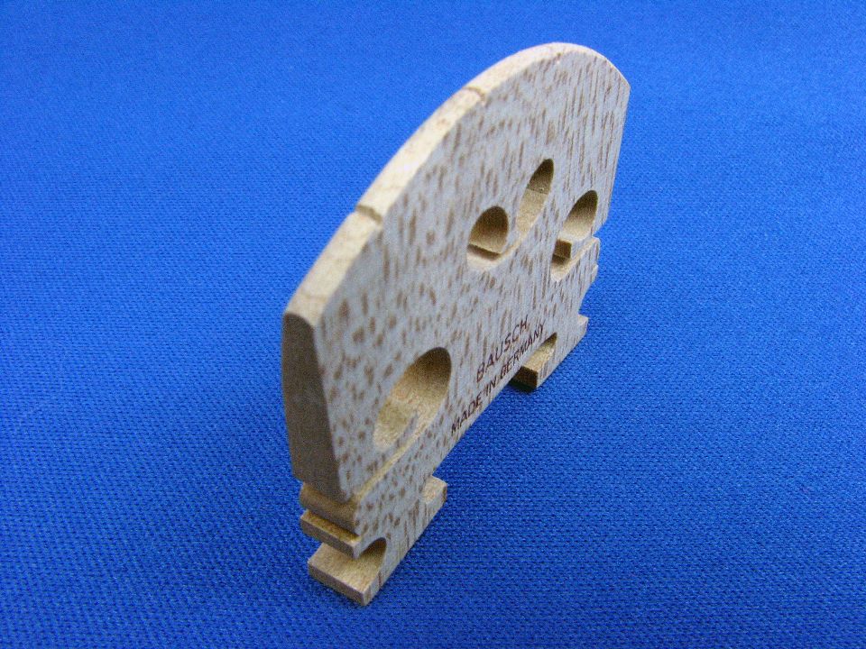 画像: BAUSH製成形済駒4/4 Violin Bridge Bausch Fitted 4/4