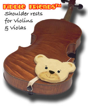 画像: フィドルフレンズ ソフト革製バイオリン肩当て フリーサイズ（ワンちゃん・ネコちゃん他１０種類） Fiddle Friends