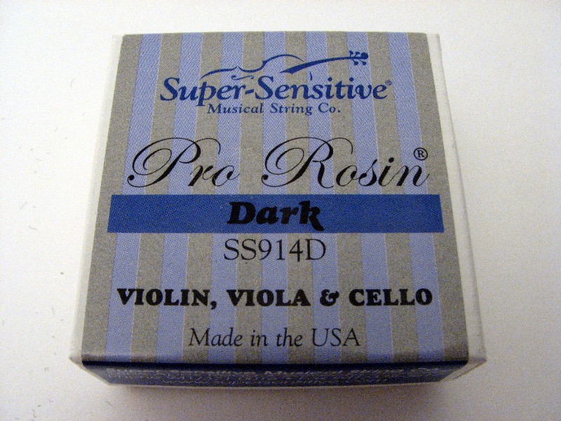 画像: プロロジンダーク松脂／バイオリン・ビオラ・チェロ Super Sensitive Pro Rosin Dark SS914D