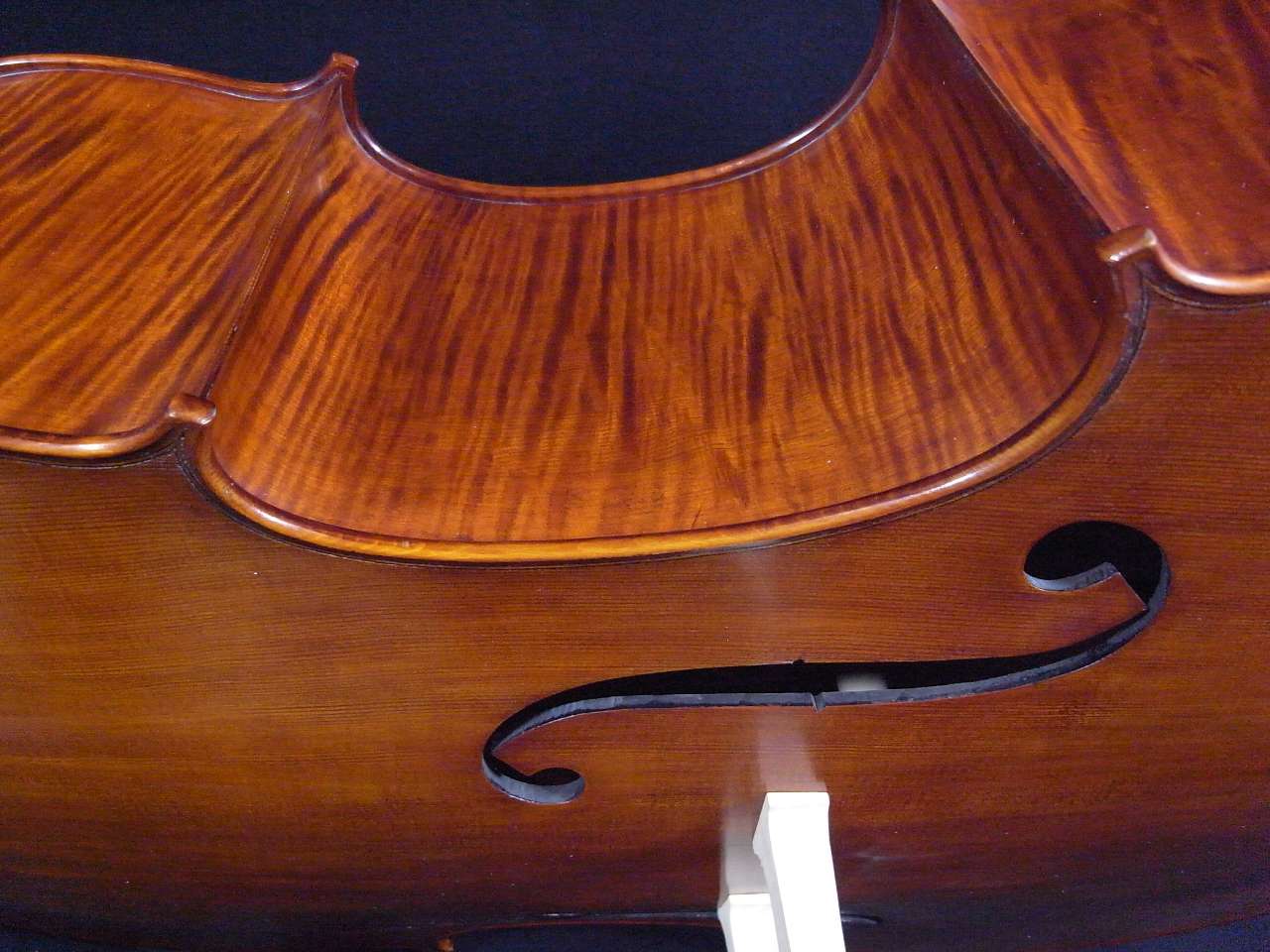 画像: Ma Zhibin 3/4 Size Vilin Shape FineAdvance level Doublebass / Ｍａ工房ファインアドバンスレベル・コントラバス・３／４サイズ・バイオリンシェイプ