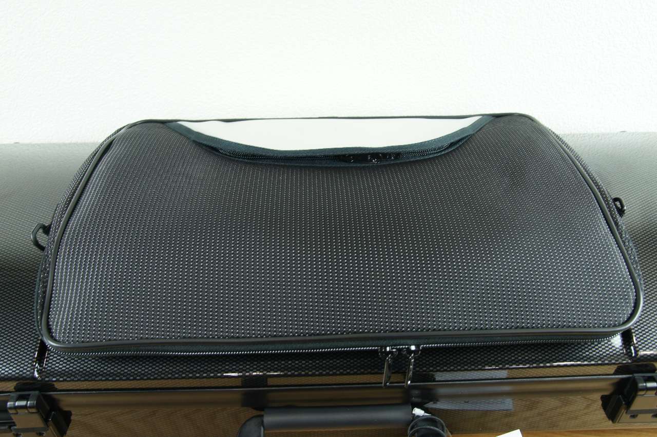 画像: ＢＡＭ ハイテック・ビオラケース楽譜ポケット付（カーボンブラック）２．８Ｋｇ BAM Hightech Viola case 2202XLC / Carbon Black