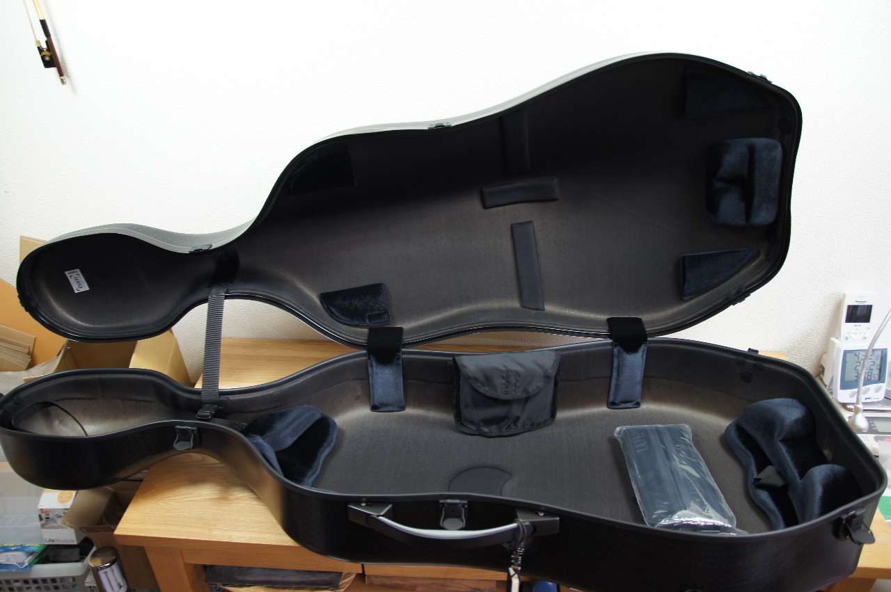 画像: ＢＡＭ ハイテック・コンパクト・チェロケース（ラズールブラック） ３．５Ｋｇ　BAM 1004XLLB Hightech Compact Cello 3.5Kg / LazureBlack