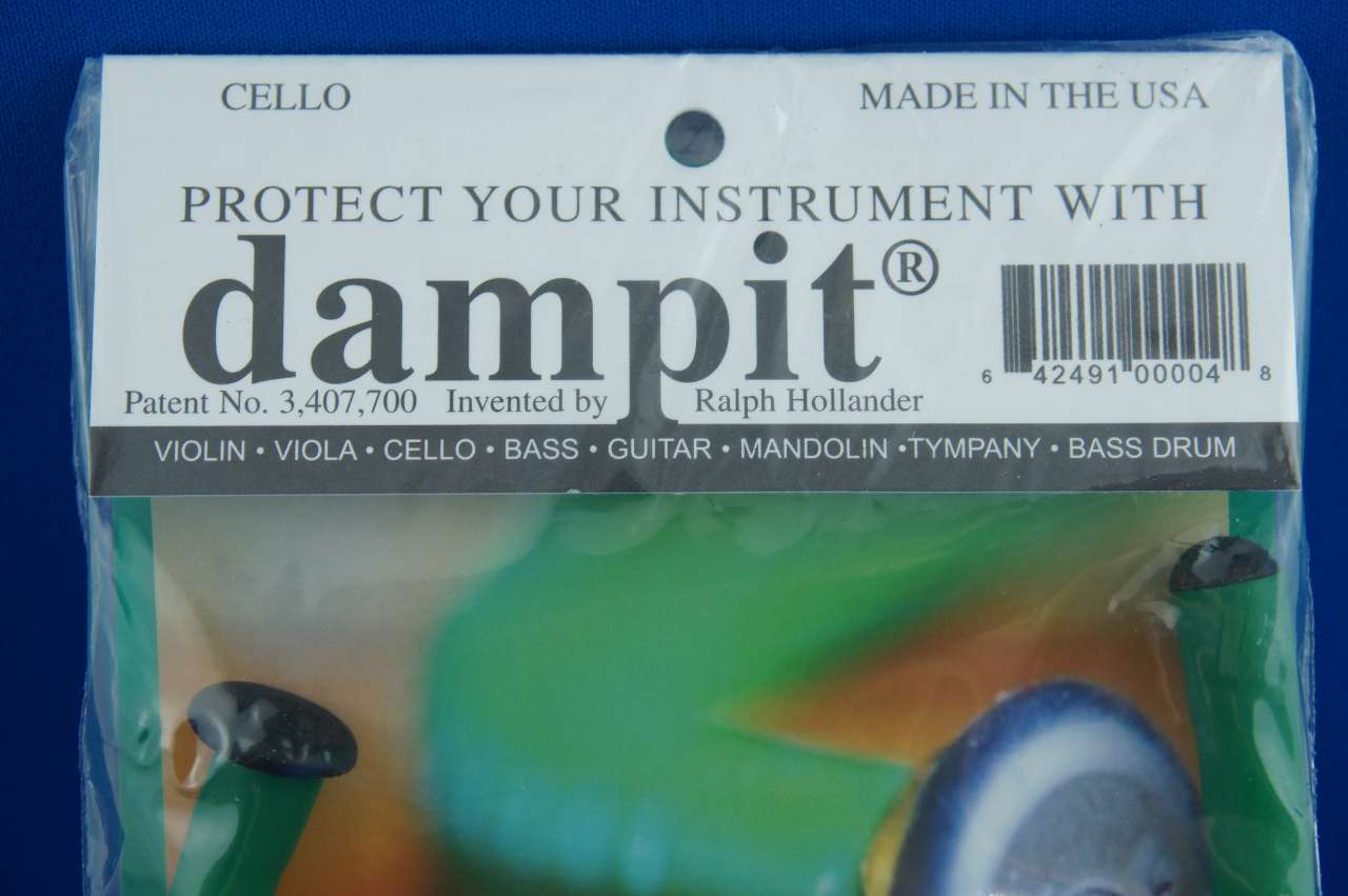 画像: ダンピット保湿剤チューブ（チェロ用） / Cello Dampit by Ralph Hollander