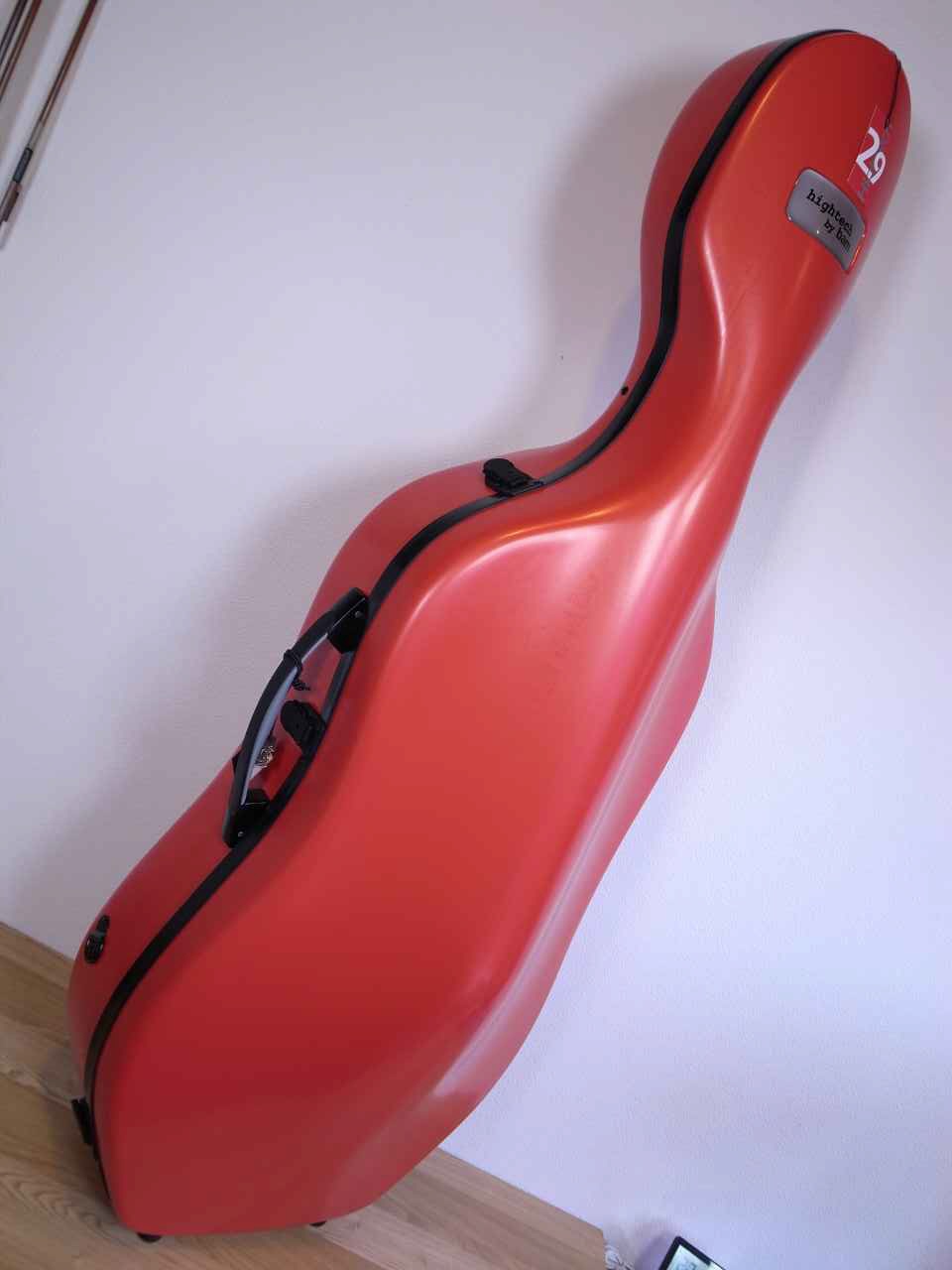画像: ＢＡＭ ハイテック・スリム・チェロケースオレンジー ２．９Ｋｇ　BAM Hightech Slim Cello Case 1005XLORG