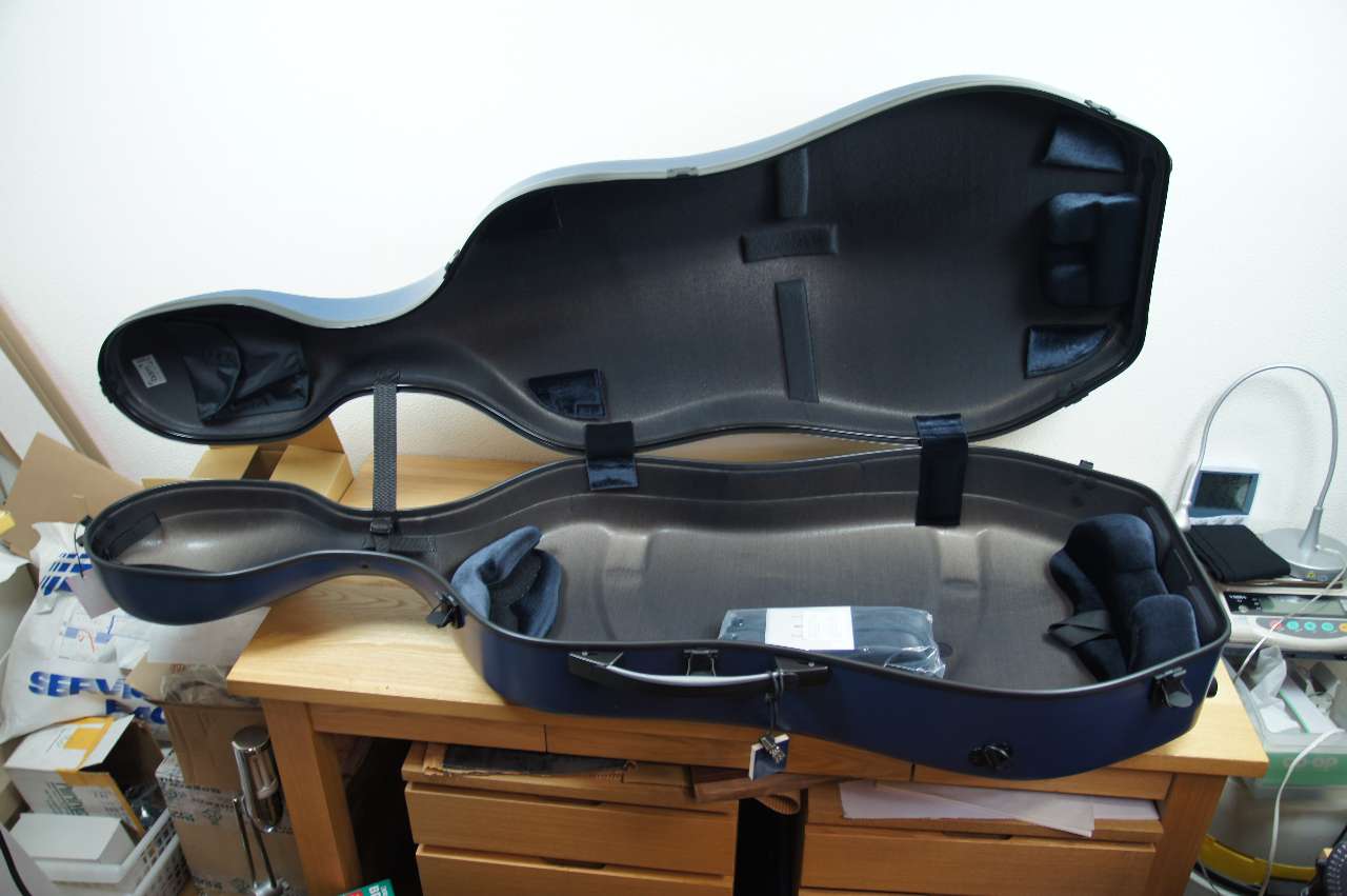 画像: ＢＡＭ ハイテック・スリム・チェロケースネイビーブルー ２．９Ｋｇ　BAM Hightech Slim Cello Case 1005XLB