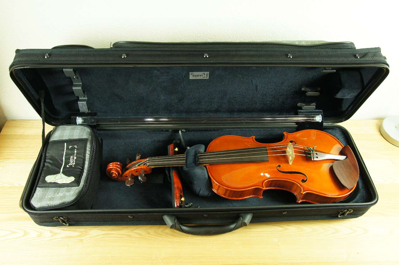 画像: ＢＡＭロータスハイテック・バイオリンケース タータン ２．５Ｋｇ BAM Lotus Hightech violin case 2010LHT/Tartan