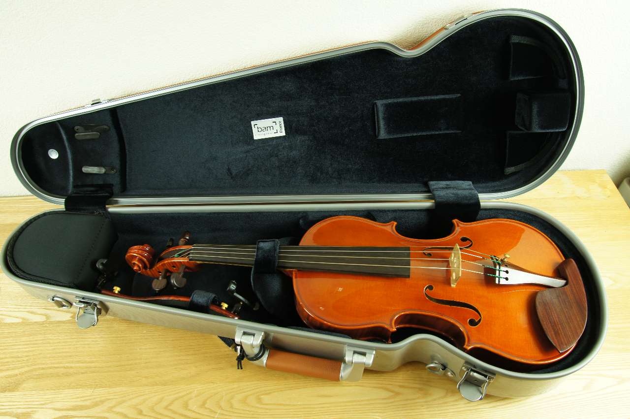 画像: ＢＡＭハイテック・エトワール・コンツアード・バイオリンケース（コニャック） １．６Ｋｇ BAM Hitech L'?toile Contoured violin case ET2002XLCC / Cognac