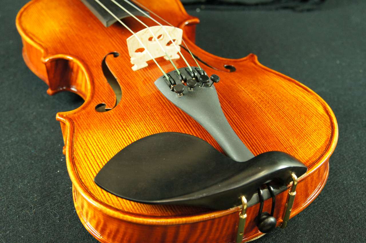 画像: Ma Zhibin工房　アドバンスレベル7/8サイズバイオリン（全弦アジャスタ付）