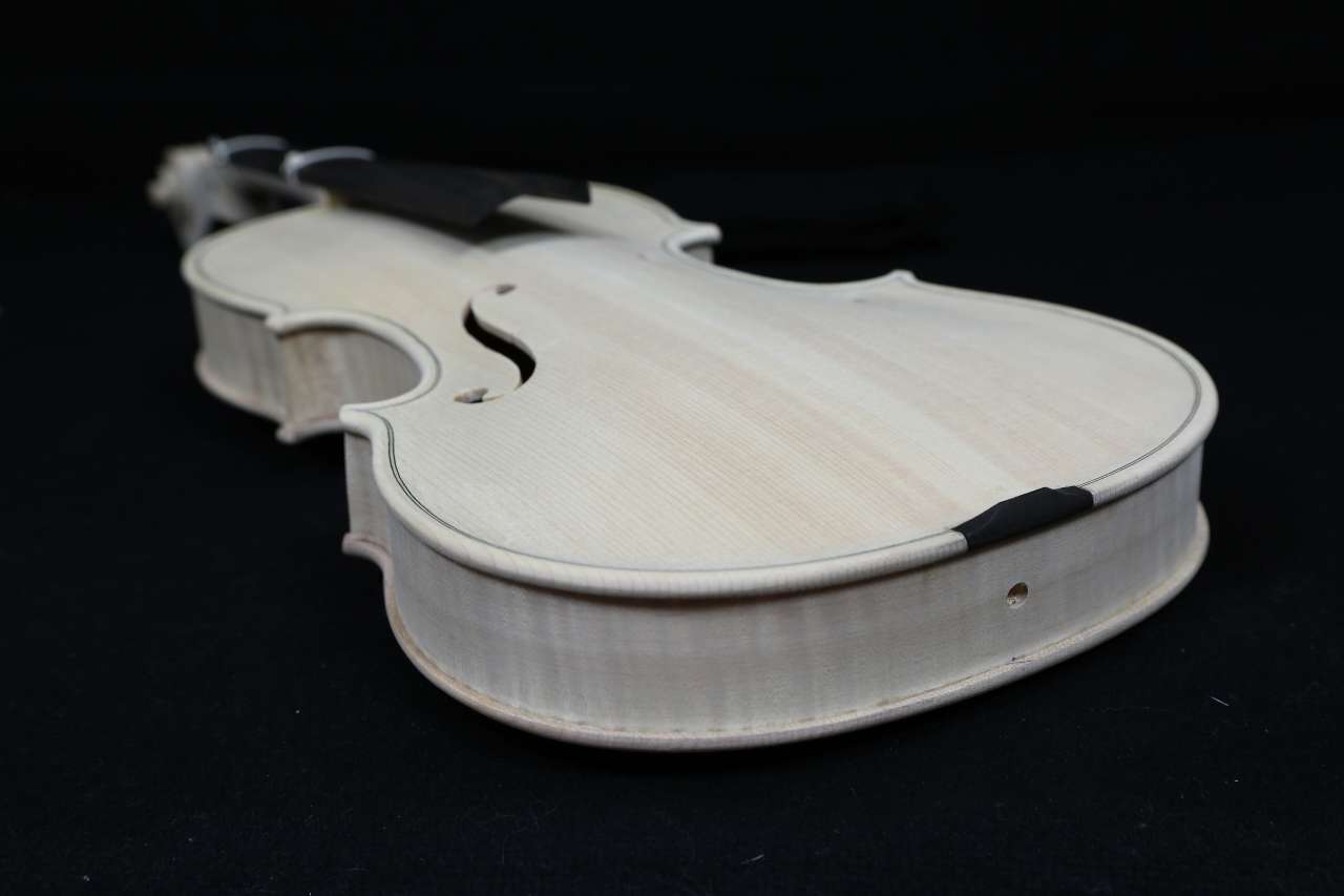 画像: Ma Zhibin工房アドバンスレベル・ホワイト（白木）・バイオリン