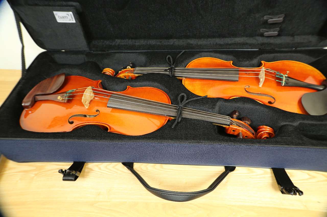 画像: ＢＡＭダブルバイオリンケース 3.4Kg BAM Classic for 2 violins 2005S