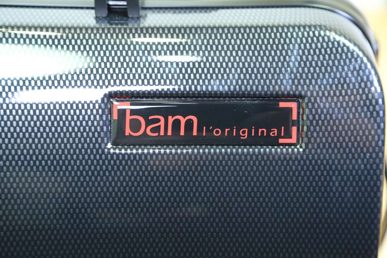 画像: ＢＡＭハイテック・バイオリンケース（カーボンブラック）新楽譜ポケット中付き 2.3Kg BAM Hightech violin case 2011XLC-NEW Carbon Black