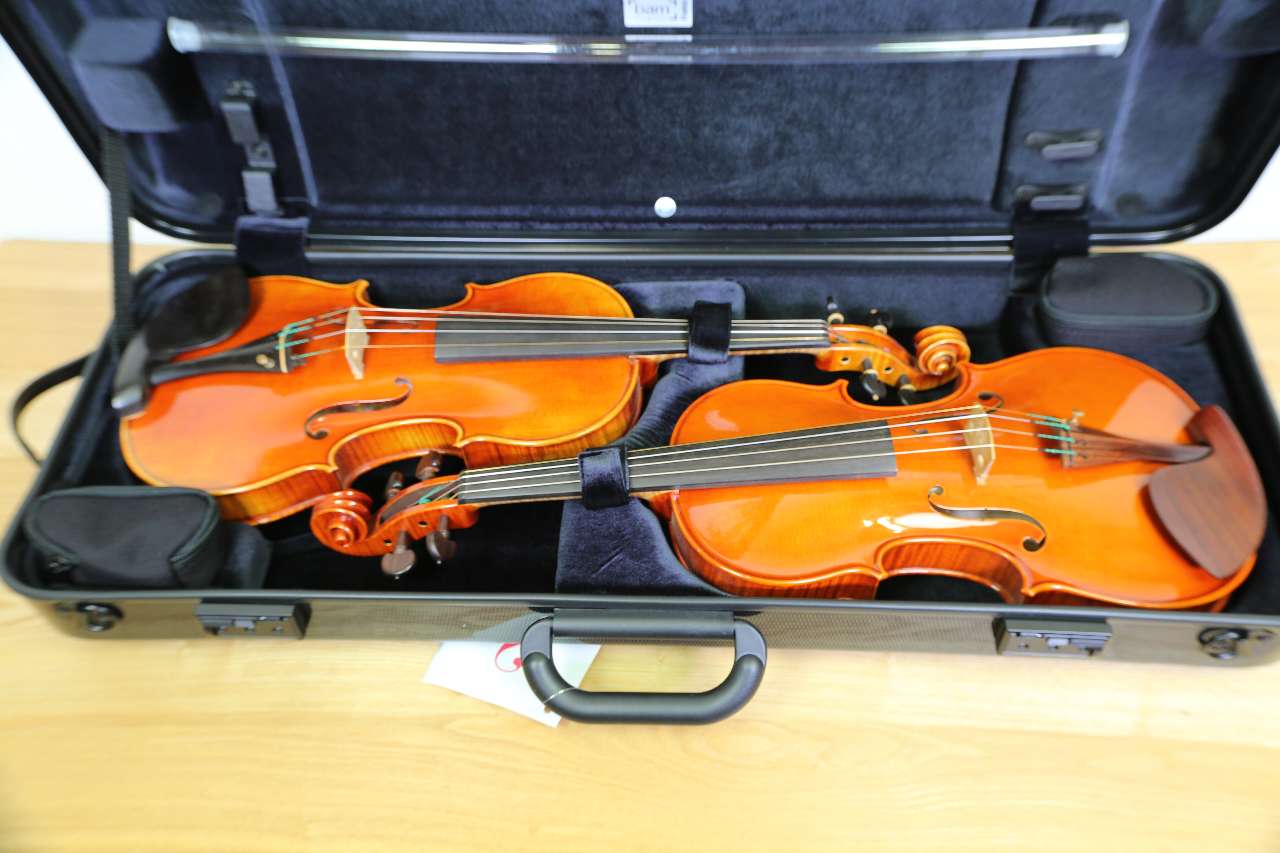 画像: ＢＡＭハイテックダブルバイオリンケース 2.7Kg BAM Hitech for 2 violins 2005XLC