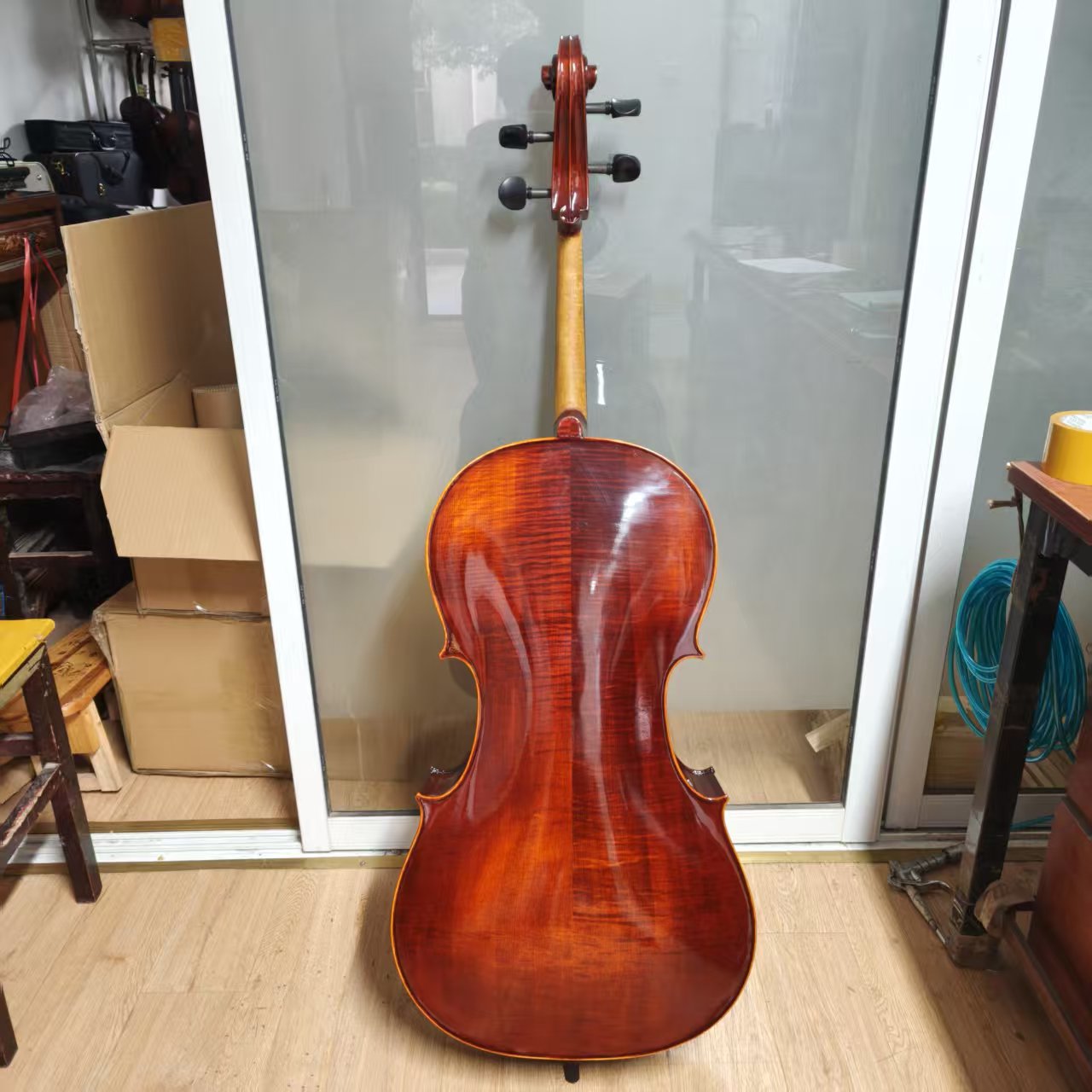 画像: LiuXi工房 左利き用アドバンス4/4サイズ チェロ