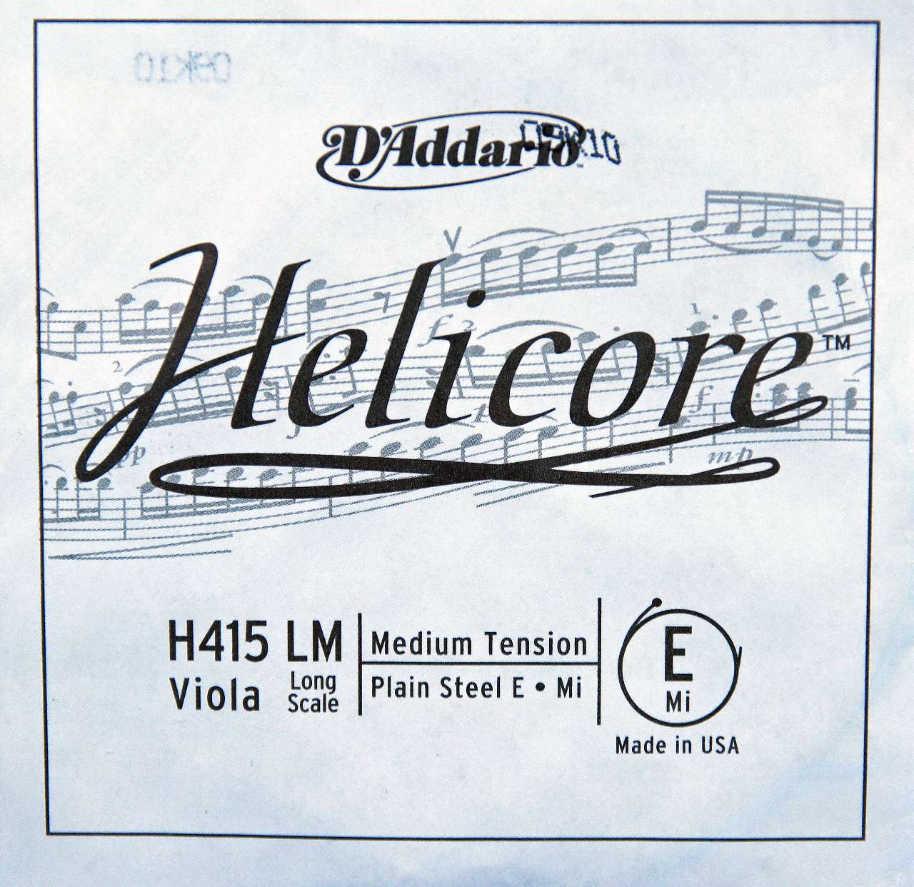 画像: ダダリオ ヘリコア・５弦ビオラ用Ｅ弦 D'Addario Helicore 5string Viola E string