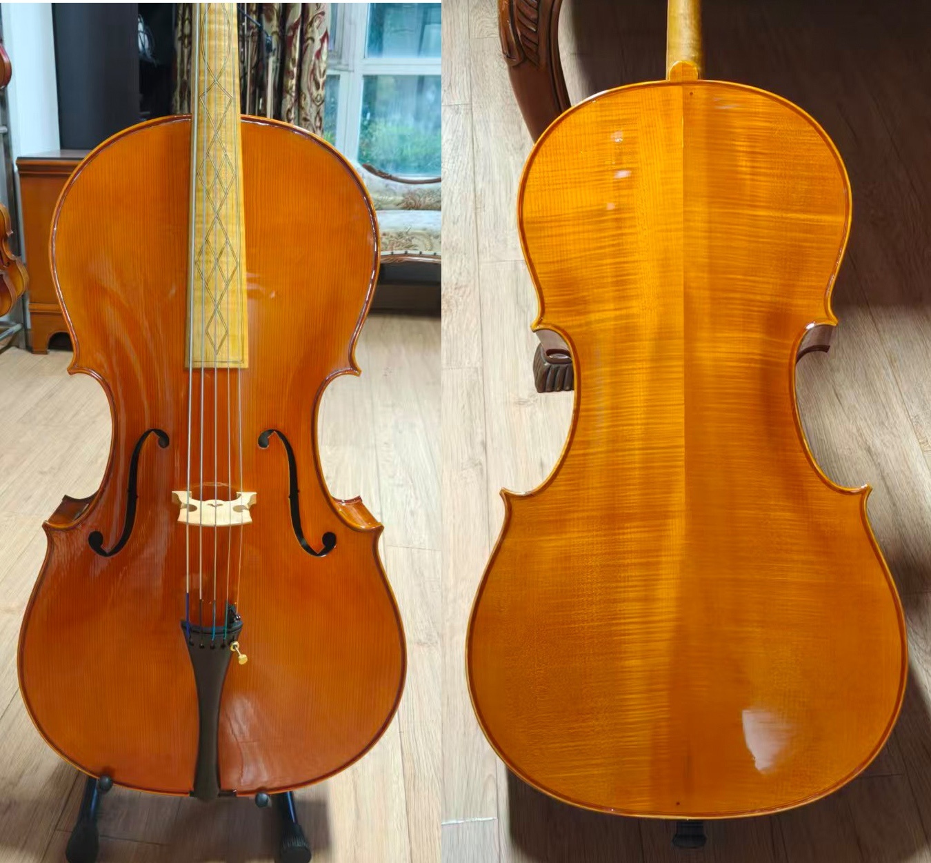画像: LiuXi工房 ５弦バロックチェロ ファイン・アドバンスオーダーメイド ４／４