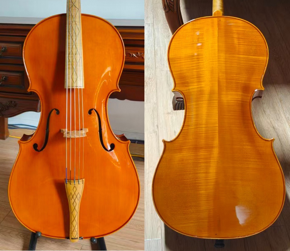 画像2: LiuXi工房 ５弦バロックチェロ ファインアドバンスオーダーメイド