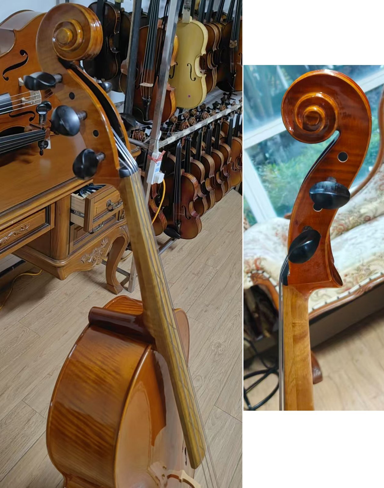 画像4: LiuXi工房 ５弦バロックチェロ ファインアドバンスオーダーメイド