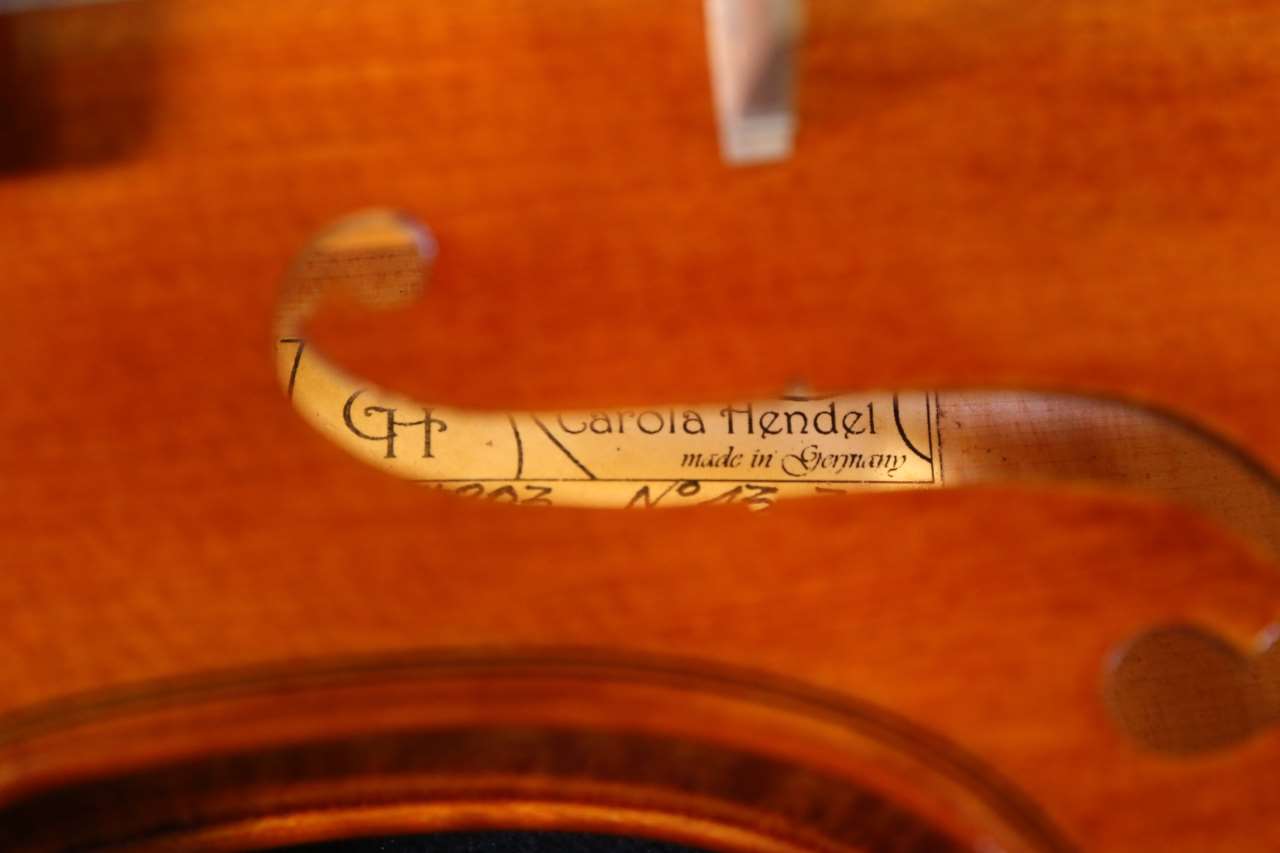 画像15: カローラヘンデル工房 ストラディバリモデルバイオリン ドイツ製  Carola Hendel violin Stradivari Model #203