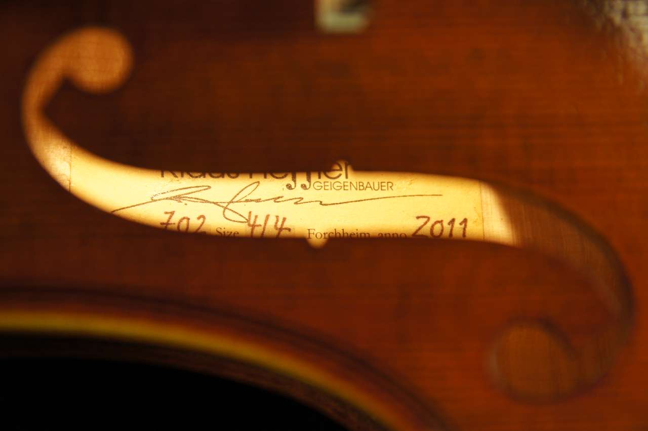 画像15: クラウス・ヘフラー工房 ＃７０２ バイオリン ドイツ製  Klaus Heffler #702 Violin Germany