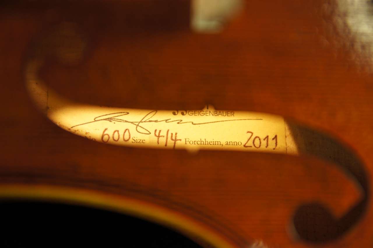 画像15: クラウス・ヘフラー工房 ＃６００ バイオリン ドイツ製  Klaus Heffler #600 Violin Germany