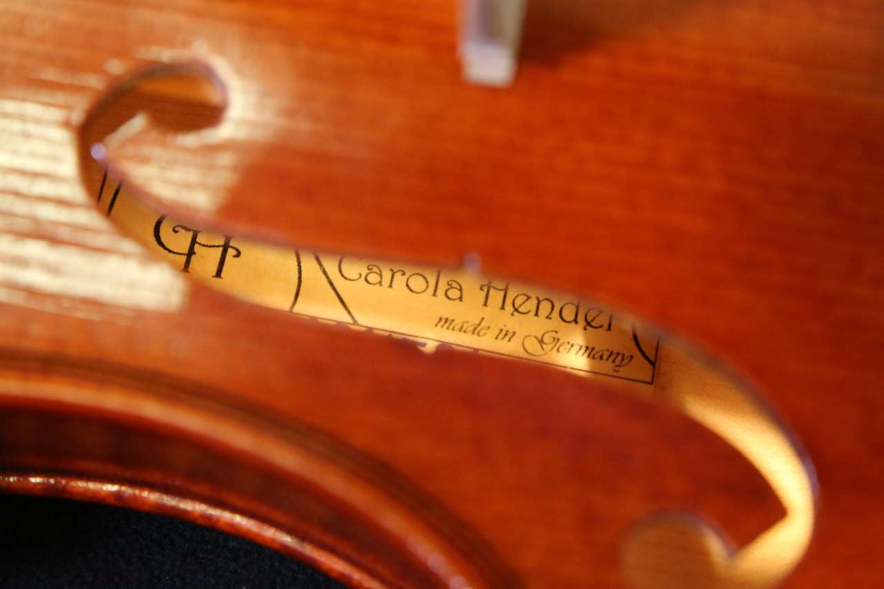 画像16: カローラヘンデル工房 ガルネリモデルバイオリン ドイツ製マスタメイド  Carola Hendel violin Gurneri Model #204
