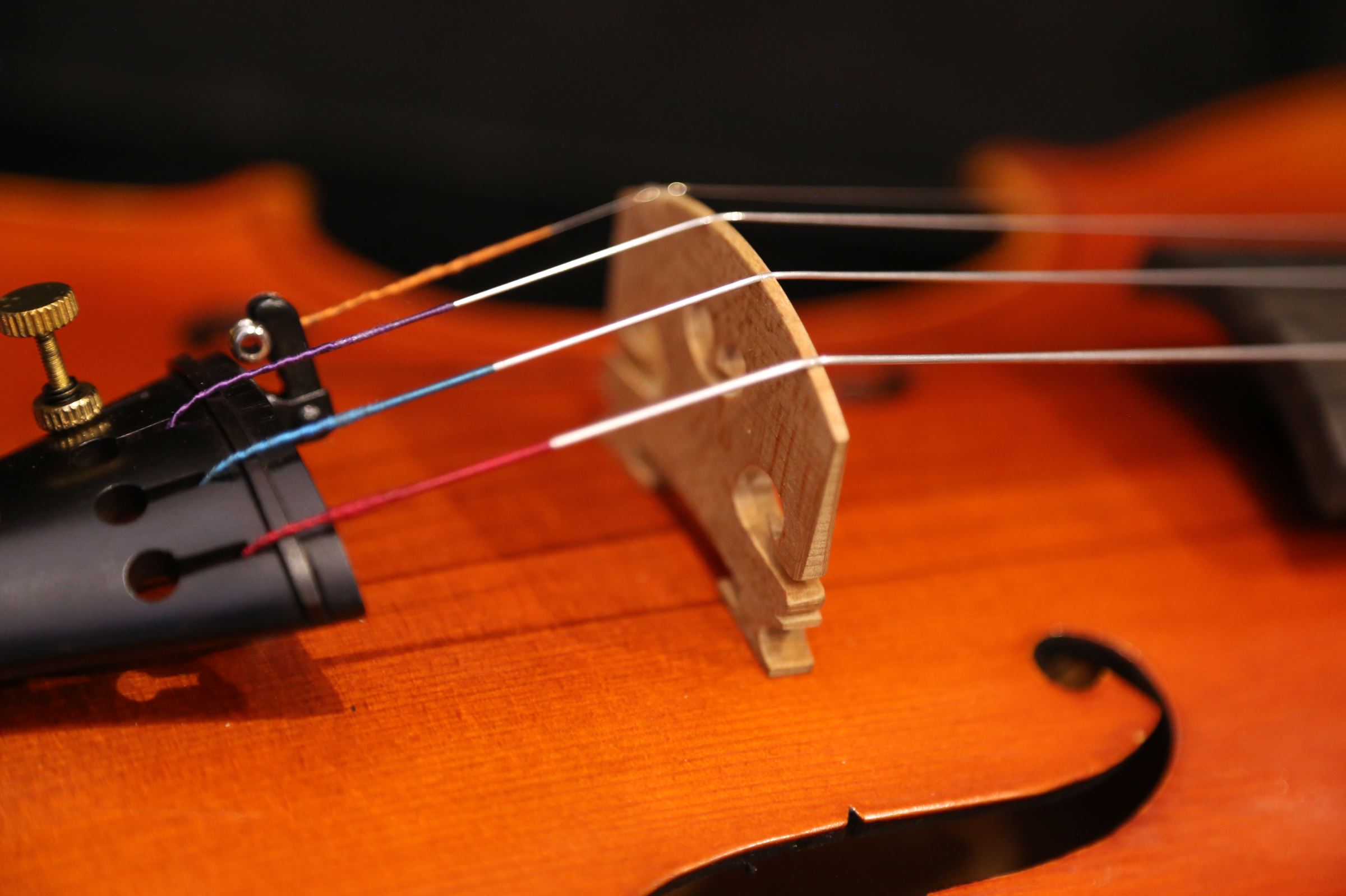 画像: Ma工房 左利き用・バイオリン・ファインレベル２ピースバック Lefty Violin