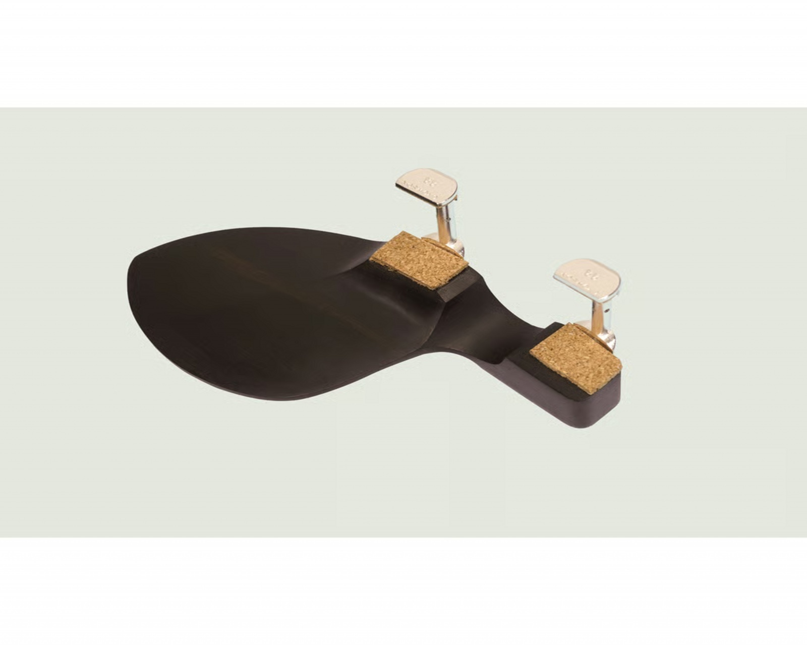 画像: ジェラルド・クローソン バイオリンアゴ当て ローズウッド(Rosewood)材 ガルネリモデル シルバー Gerald Crowson Chinrest Gurnerius Rosewood
