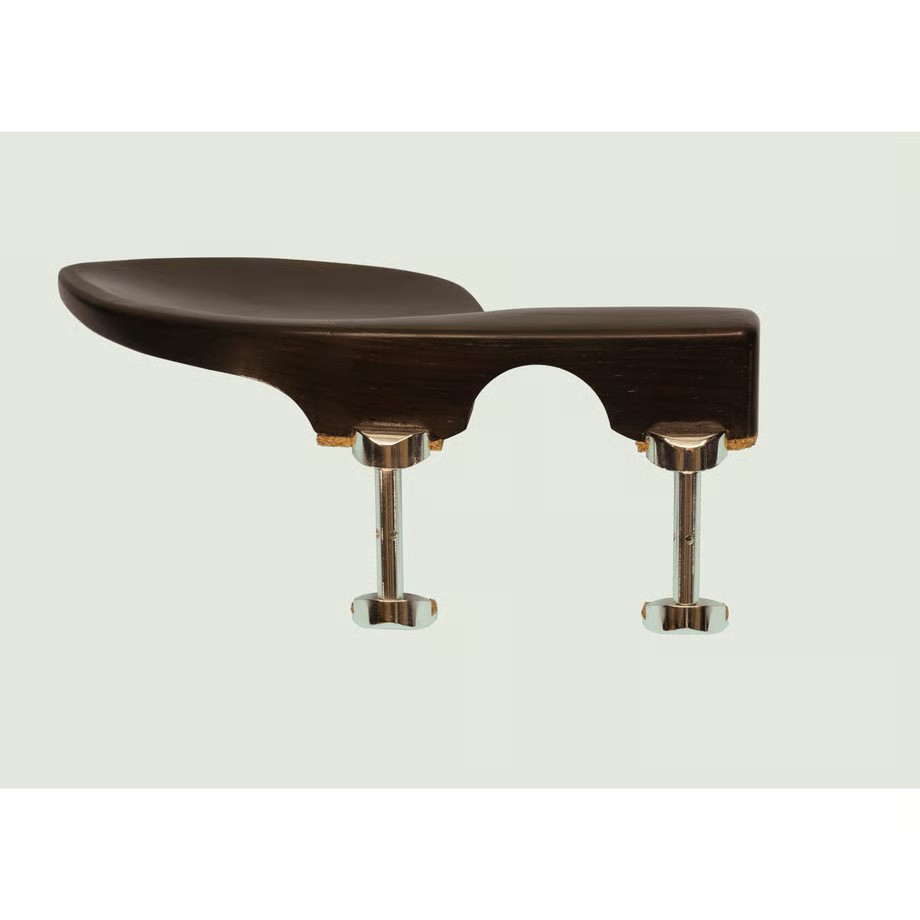 画像: ジェラルド・クローソン バイオリンアゴ当て ローズウッド(Rosewood)材 ガルネリモデル シルバー Gerald Crowson Chinrest Gurnerius Rosewood