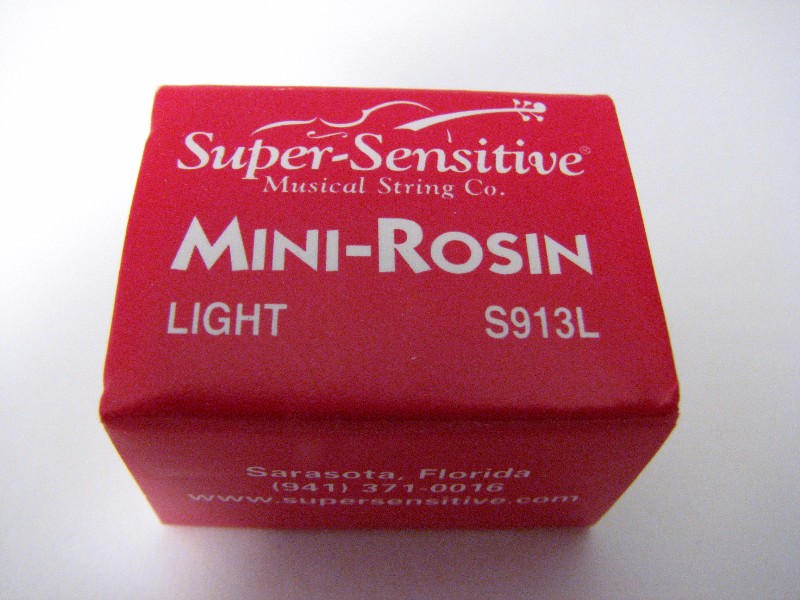 画像: スーパーセンシティブ ミニライト松脂／バイオリン・ビオラ・チェロ Super Sensitive Mini-Rosin S913L Light