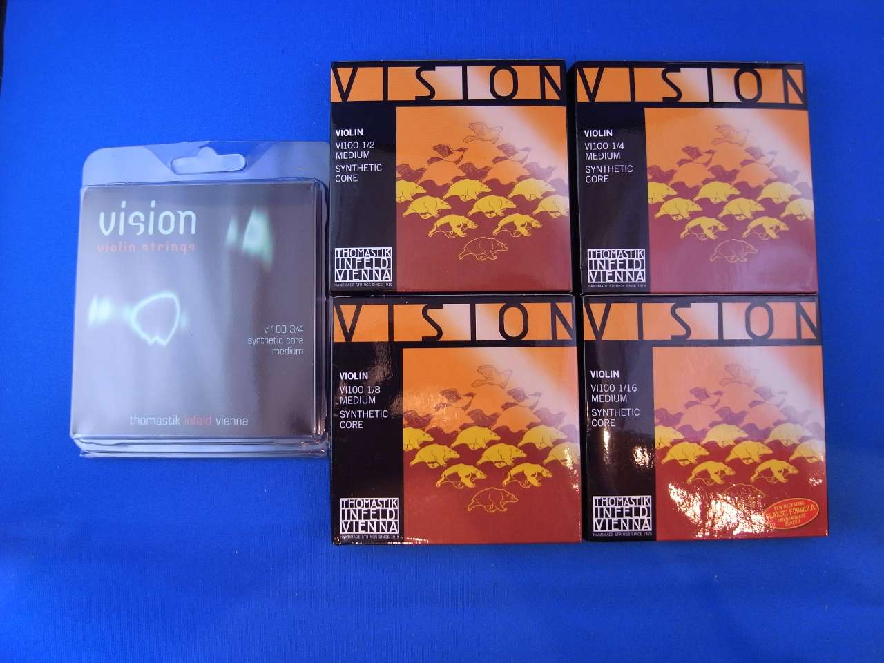 画像1: トマスティック ビジョン分数バイオリン弦セット Vision FVn set